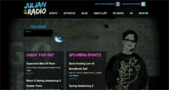 Desktop Screenshot of julianontheradio.com